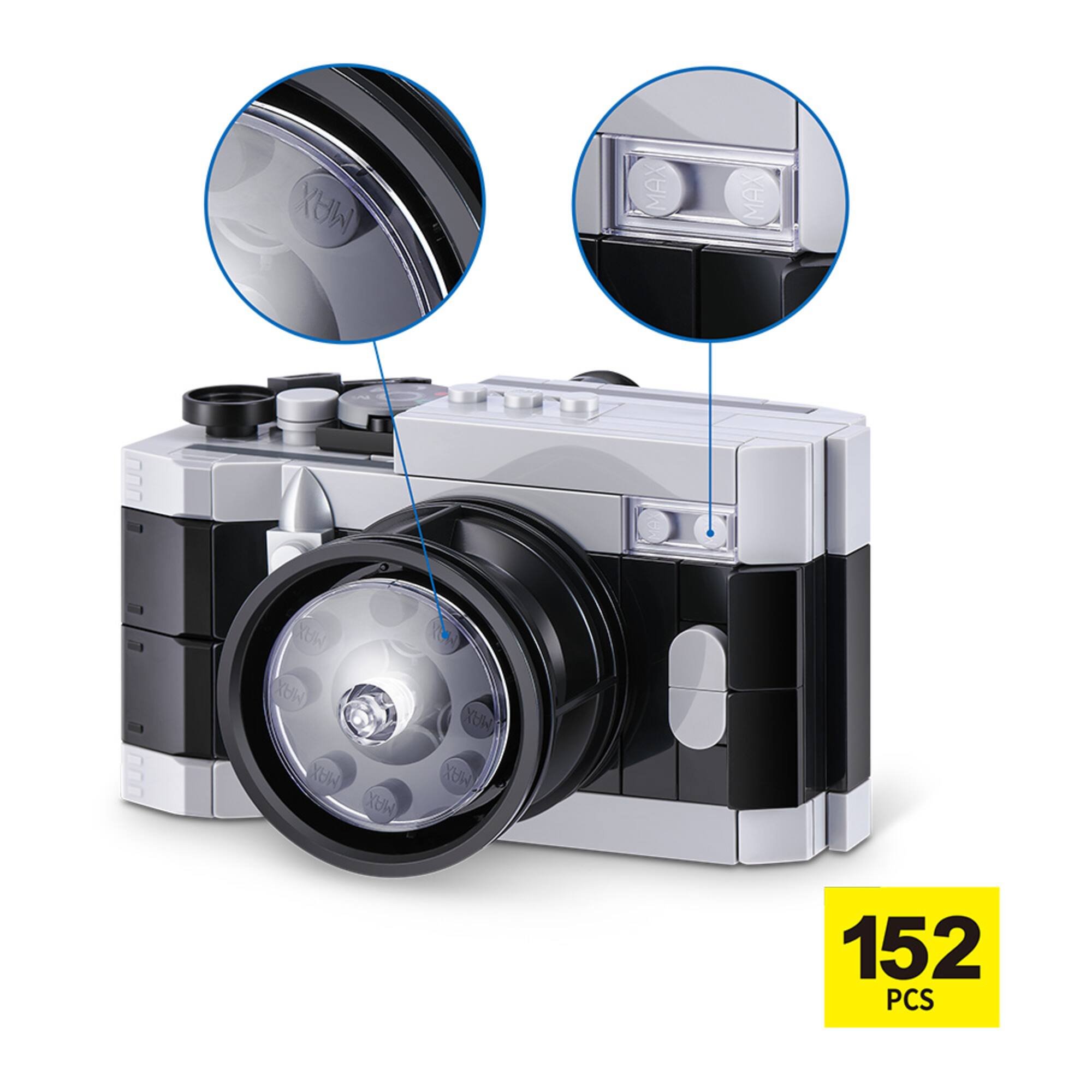 MAX Premium Retro Collection™ Camera Building Bricks Set